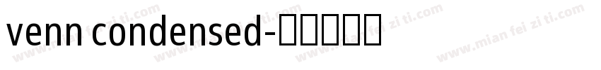 venn condensed字体转换